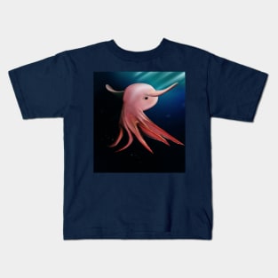 Dumbo octopus in deep sea Kids T-Shirt